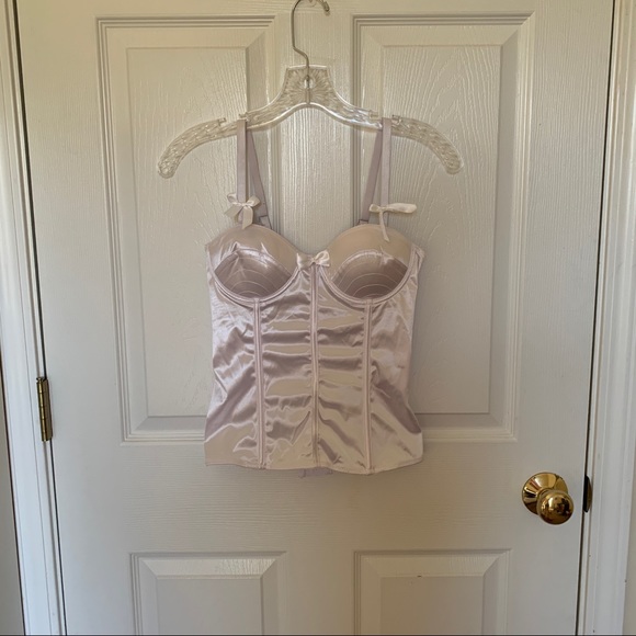 Morbid Threads Other - White satin corset size 32A